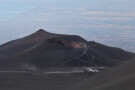 Crater, the Sea, and Towns, Mount Etna, Sicily